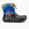 Детски ботуши за сняг Crocs Classic Lined Spray Dye Boot Kids black/multi 2