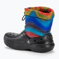 Детски ботуши за сняг Crocs Classic Lined Spray Dye Boot Kids black/multi 3