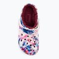 Дамски джапанки Crocs Classic Lined Tie Dye Clog bordeaux/multi 7