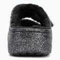 Crocs Classic Cozzzy Glitter Sandal black/silver джапанки 6