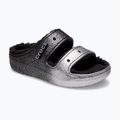 Crocs Classic Cozzzy Glitter Sandal black/silver джапанки
