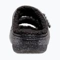 Crocs Classic Cozzzy Glitter Sandal black/silver джапанки 4