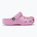 Детски джапанки Crocs Classic Glitter Clog flamingo 3