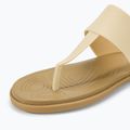 Дамски джапанки Crocs Tulum Flip vanilla 7