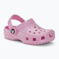 Детски чехли Crocs Classic Glitter Clog T flamingo 2