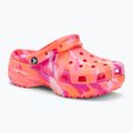 Дамски чехли Crocs Classic Platform Marbled guava/multi