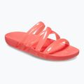 Дамски джапанки Crocs Splash Glossy Strappy neon watermelon 8
