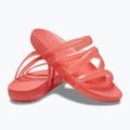 Дамски джапанки Crocs Splash Glossy Strappy neon watermelon 13