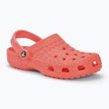 Чехли Crocs Classic Crocskin guava 2