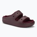 Чехли Crocs Classic Cozzzy dark cherry