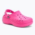 Crocs Baya Platform Clog джапанки електриково розово 2
