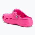Crocs Baya Platform Clog джапанки електриково розово 4