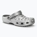 Чехли Crocs Classic Metallic Crocskin silver