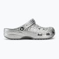 Чехли Crocs Classic Metallic Crocskin silver 3
