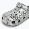 Чехли Crocs Classic Metallic Crocskin silver 8