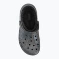 Дамски джапанки Crocs Baya Platform Lined Glitter Clog black giltter 6