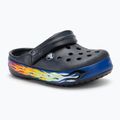 Детски джапанки Crocs Crocband Lights Clog Toddler deep navy