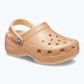 Дамски джапанки Crocs Classic Platform Glitter shitake 9