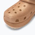 Дамски джапанки Crocs Classic Platform Glitter shitake 8