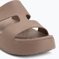 Дамски чехли Crocs Gateway Platform H-Strap latte 7