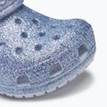 Джапанки Crocs Classic Glitter Clog Toddler  frosted glitter 8