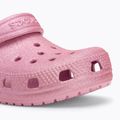 Crocs Classic Glitter Clog Toddler джапанки розов туид с блясък 8