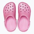 Crocs Classic Glitter Clog Детски джапанки розов туид с блясък 4