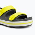 Crocs Crocband Cruiser Детски сандали slate grey/acidity 7