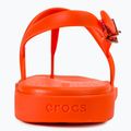 Дамски сандали Crocs Miami Thong Flip lava 6