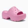 Дамски джапанки Crocs Stomp Slide pink tweed