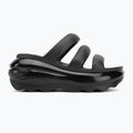 Джапанки Crocs Mega Crush Triple Strap black 2
