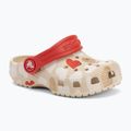 Детски джапанки Crocs Classic Heart Print Clog sandstone