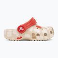 Детски джапанки Crocs Classic Heart Print Clog sandstone 3