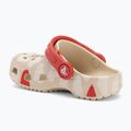 Детски джапанки Crocs Classic Heart Print Clog sandstone 4
