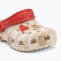 Детски джапанки Crocs Classic Heart Print Clog sandstone 8