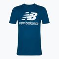 Мъжка тениска New Balance Essentials Stacked Logo blue