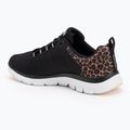 Дамски обувки SKECHERS Flex Appeal 4.0 Wild Ballad black/leopard 3
