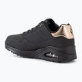 Дамски обувки SKECHERS Uno Shimmer Away black/gold 3