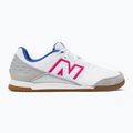 New Balance Audazo V6 Command IN детски футболни обувки бели 2