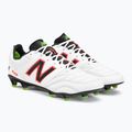 New Balance 442 V2 Pro FG мъжки футболни обувки в бяло и черно MS41FWD2.D.095 4