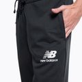 New Balance Essentials Stacked Logo French мъжки панталони за тренировка черен NBMP31539BK 4