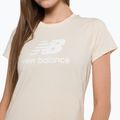 Дамски тениски New Balance Essentials Stacked Logo Co бежови NBWT31546 4