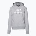 Суитшърт за тренировки за жени New Balance Essentials Stacked Logo French Terry Hoodie сив NBWT31533 5