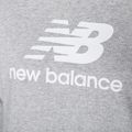 Суитшърт за тренировки за жени New Balance Essentials Stacked Logo French Terry Hoodie сив NBWT31533 7