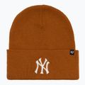 Зимна шапка 47 Brand MLB New York Yankees Haymaker burnt orange