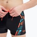Мъжки къси панталони за плуване Speedo Tech Print black/orange 8