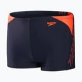 Детски бански Speedo Hyper Boom Logo Splice тъмносин/оранжев 5
