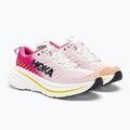 Дамски обувки за бягане HOKA Bondi X blanc de blanc/pink yarrow 4