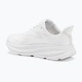 Дамски обувки за бягане HOKA Clifton 9 white/white 3