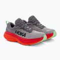 Мъжки обувки за бягане HOKA Bondi 8 castlerock/flame 4